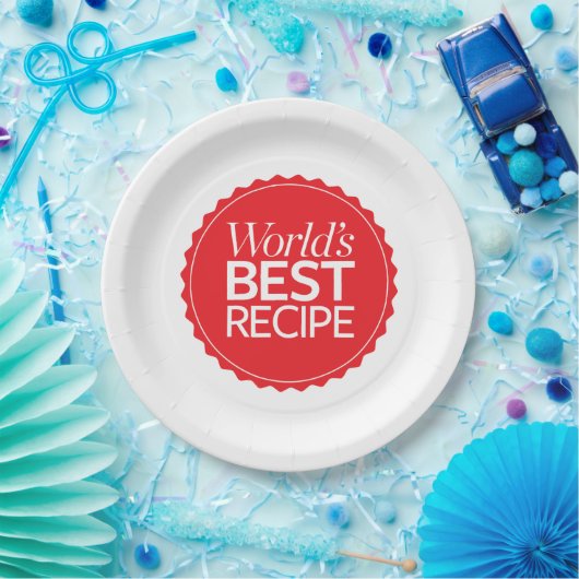 Das beste Rezept der Welt Pappteller (Party)