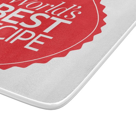 Das beste Rezept der Welt Schneidebrett (Ecke)