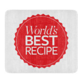 Das beste Rezept der Welt Schneidebrett (Vorderseite)