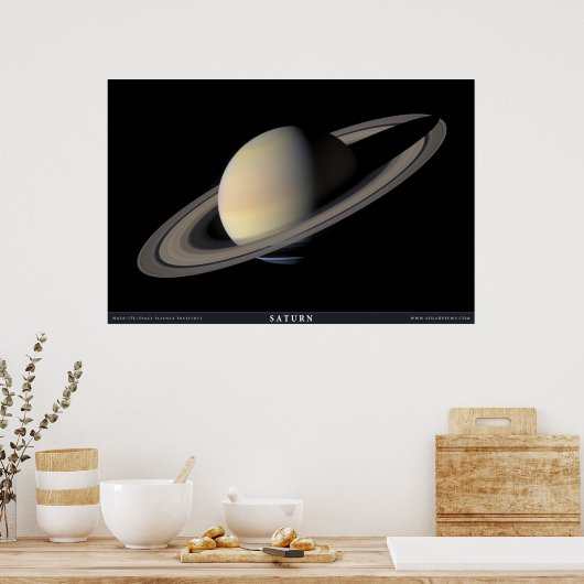 Das Beste Saturn-Portrait Poster (Küche)