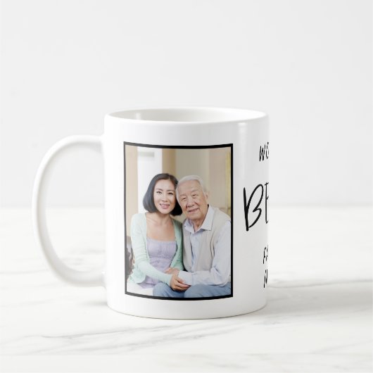 Das beste Schwiegervater-Foto der Welt Kaffeetasse (Links)