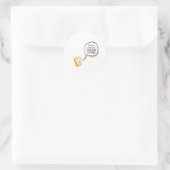 Das Beste seit geschnitten Brot Runder Aufkleber (Tasche)