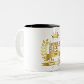 Das beste Son Fun Gold der Welt Zweifarbige Tasse (Vorderseite Links)