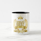 Das beste Son Fun Gold der Welt Zweifarbige Tasse (Mittel)