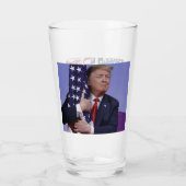 Das Beste steht noch bevor - Trump 2020 Glas (Rückseite)