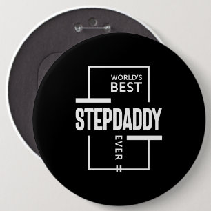 Das beste Stepdaddy-Geschenk der Mens World Button