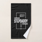 Das beste Stepdaddy-Geschenk der Mens World Handtuch (Handtuch)