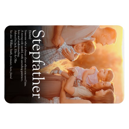 Das beste Stepfather der Welt, Stepdad Definition  Magnet (Horizontal)