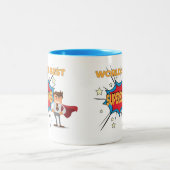 Das beste SUPERBOSS der Welt - lustige Chef-Tasse Zweifarbige Tasse (Mittel)