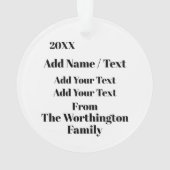 Das beste Teacher-Ornament der Welt Ornament (Rückseite)