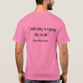 "Das beste Tempo ist ein Selbstmordrhythmus..." T-Shirt (Rückseite)