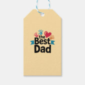 Das beste Textdesign für den Vater Geschenkanhänger (Vorderseite)