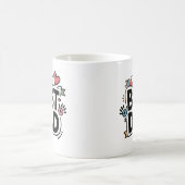 Das beste Textdesign für den Vater Kaffeetasse (Mittel)