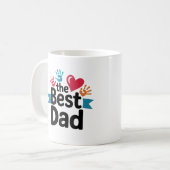 Das beste Textdesign für den Vater Kaffeetasse (Vorderseite Links)