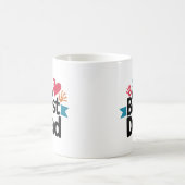 Das beste Textdesign für den Vater Kaffeetasse (Mittel)