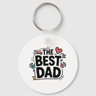 Das beste Textdesign für den Vater Schlüsselanhänger