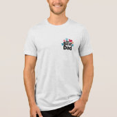 Das beste Textdesign für den Vater Tri-Blend Shirt (Vorderseite)