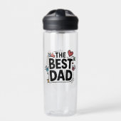Das beste Textdesign für den Vater Trinkflasche (Vorderseite)