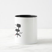 Das Beste über meine Arbeit Sarcasm Funny Coffee Tasse (Zentrum)