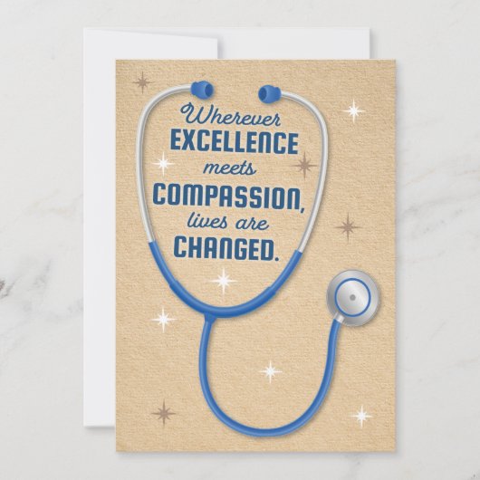 Das Beste und die Brightesten Ärzte verdienen Dank Karte (Vorderseite)