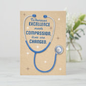 Das Beste und die Brightesten Ärzte verdienen Dank Karte (Stehend Vorderseite)
