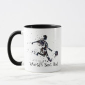 Das beste Vater-Angebot der Fußballspielerwelt Tasse (Links)