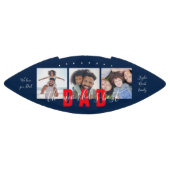 DAS BESTE VATER-Custom-Foto DER WELT Personalisier Football (Panel)