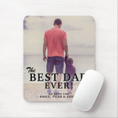Das beste Vater-Foto aller Zeiten für Typografie Mousepad (Mit Mouse)