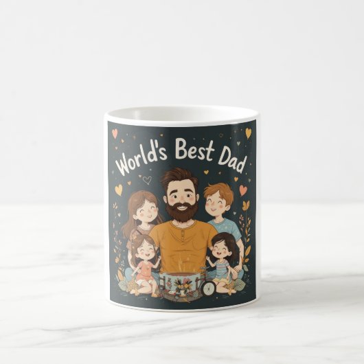 Das beste Vater-Hemdgeschenk der Welt Kaffeetasse (Mittel)