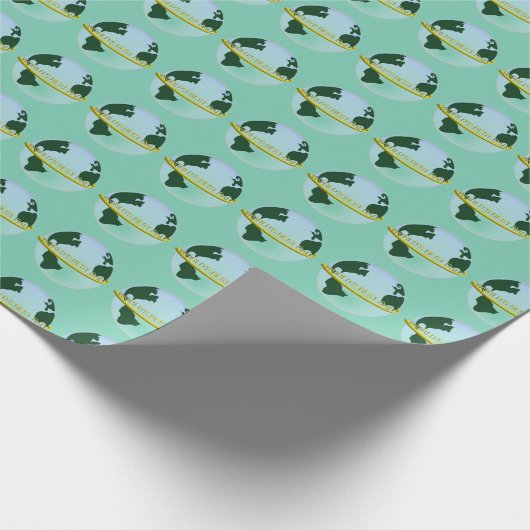 Das beste Vater-Wrapping-Papier der Welt Geschenkpapier (Ecke)