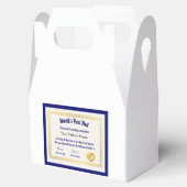 Das beste Vater-Zertifikat der modernen Funny Worl Geschenkschachtel (Geöffnet)