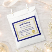 Das beste Vater-Zertifikat der modernen Funny Worl Geschenktütchen (Ausgeschnitten)