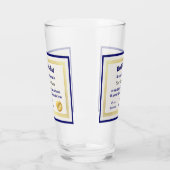 Das beste Vater-Zertifikat der modernen Funny Worl Glas (Links)