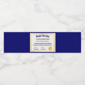 Das beste Vater-Zertifikat der modernen Funny Worl Wasserflaschenetikett (Einzelnes Label)