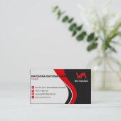 Das beste Visitenkartendesign für Ihr Unternehmen. Visitenkarte (Stehend Vorderseite)