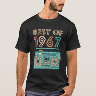 Das Beste von 1967 55. Geburtstag Kasse Retro Vint T-Shirt