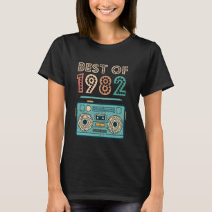 Das Beste von 1982 42. Geburtstag Kasse Retro Vint T-Shirt