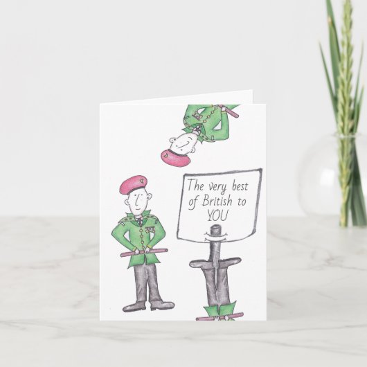 Das Beste von British Luck zu YOU Greeting Card Karte (Vorderseite)
