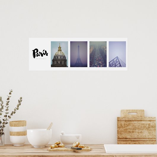 Das Beste von Paris Poster (Küche)