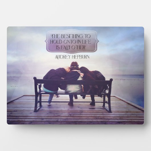 Das Beste, was im Leben erhalten bleibt Fotoplatte (Vorderseite)