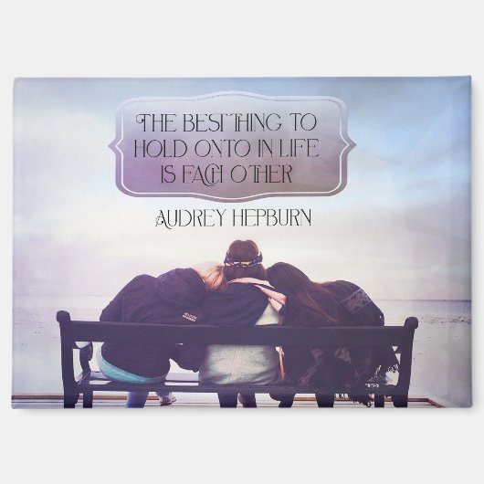 Das Beste, was im Leben erhalten bleibt Magnet (Vorderseite)