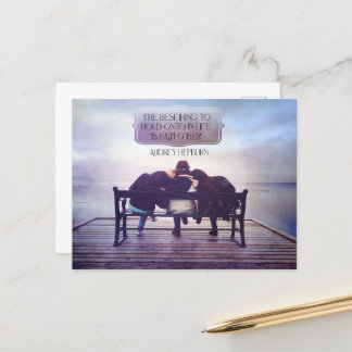 Das Beste, was im Leben erhalten bleibt Postkarte