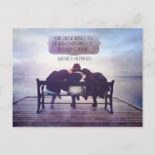 Das Beste, was im Leben erhalten bleibt Postkarte (Vorderseite)