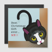 Das beste Weihnachtsgeschenk aller Zeiten.. MICH! Magnetkarte (Vorne/Hinten)