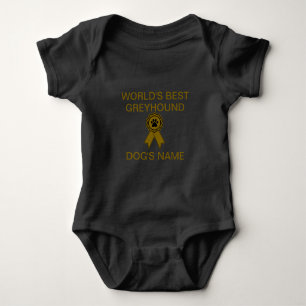Das beste Windhunddesign der Welt Baby Strampler