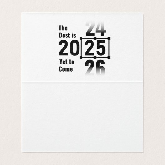 Das Beste wird noch 2025 kommen (Innenseite Aufgefaltet)