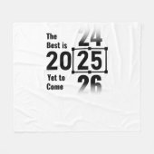 Das Beste wird noch 2025 kommen Fleecedecke (Vorderseite (Horizontal))