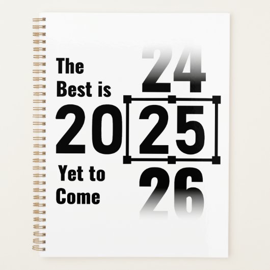 Das Beste wird noch 2025 kommen Planer (Vorderseite)