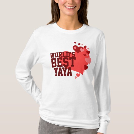 Das beste Yaya der Welt T-Shirt (Vorderseite)