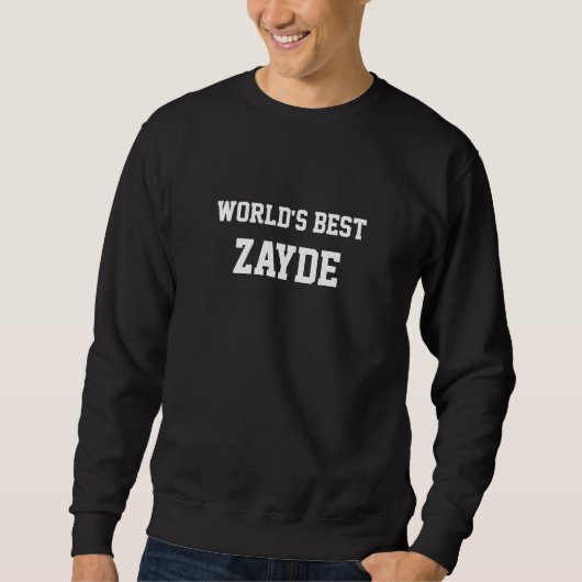 Das beste Zayde der Welt Sweatshirt (Vorderseite)